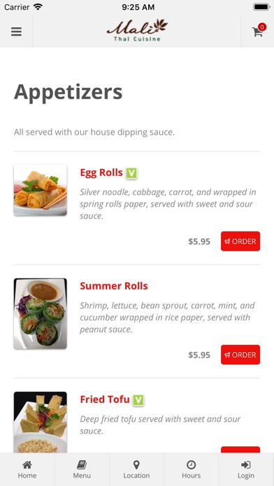 Mali Thai Cuisine screenshot 2