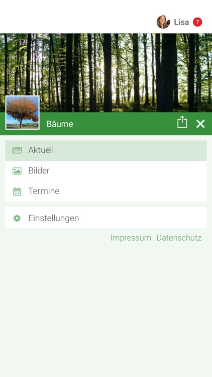 Bäume - App