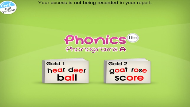 MELS Phonics Phonograms A Lite(圖2)-速報App