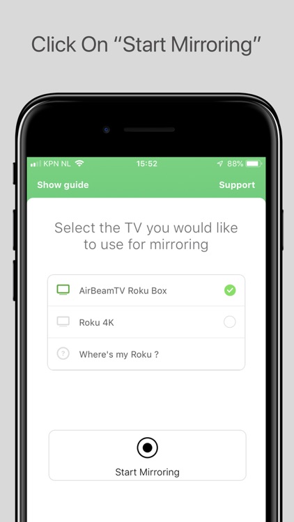 Mirror for Roku