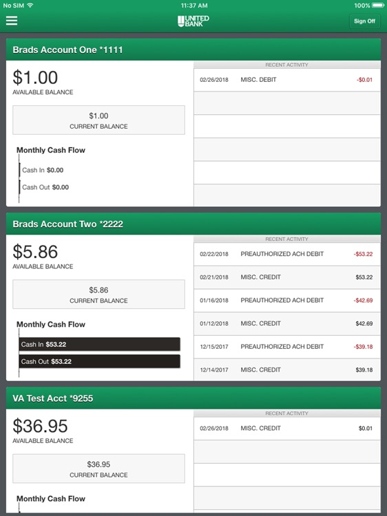 Bank With United Bus. for iPad