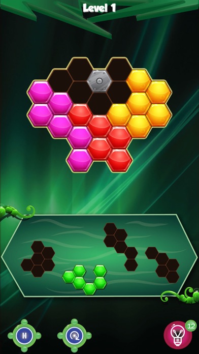 Hexagon Block Logic Puzzle screenshot 2
