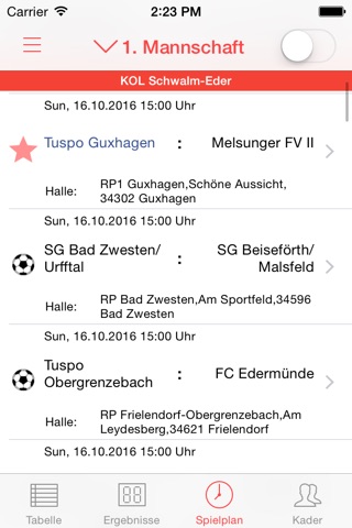 TuSpo Guxhagen Fußball screenshot 2