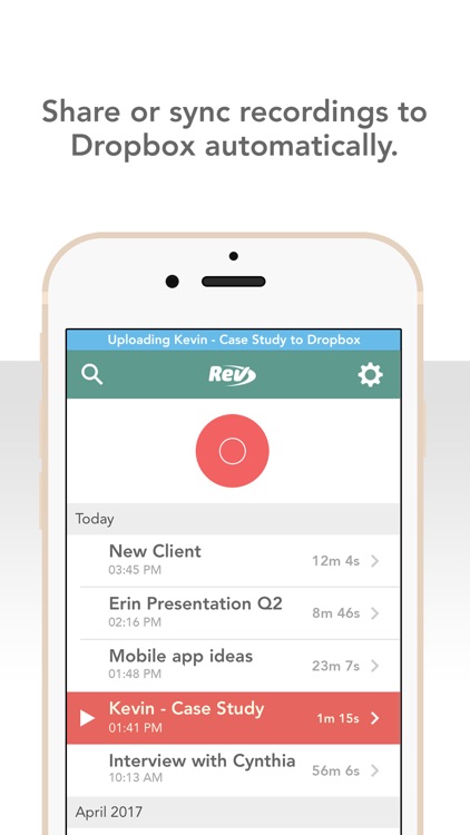Rev Voice Recorder: Audio Transcription screenshot-3