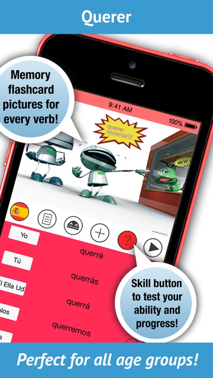 Spanish Verbs Pro - LearnBots