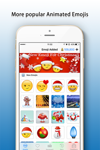 Emoji Added - Christmas Emoji screenshot 3