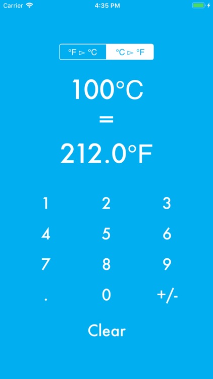Temperature Converter - C to F