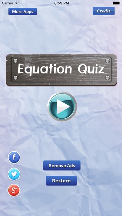 Equation Quiz