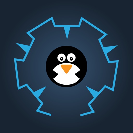 Penguin spikes icon