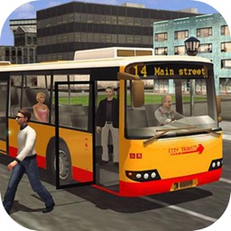 Parking Bus In City