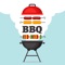 Barbeque BBQ Grill Stickers