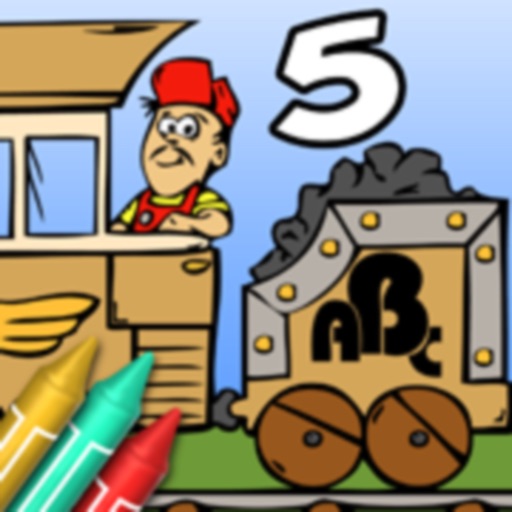 Coloring Book 5: Alphabet Icon