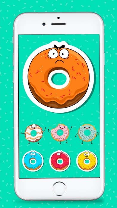 Animated Funny Donut Stickers screenshot 2