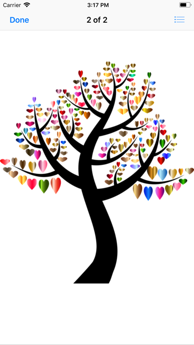 Tree Hearts Sticker Pack screenshot 4