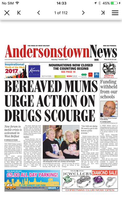 Andersontown News screenshot 2