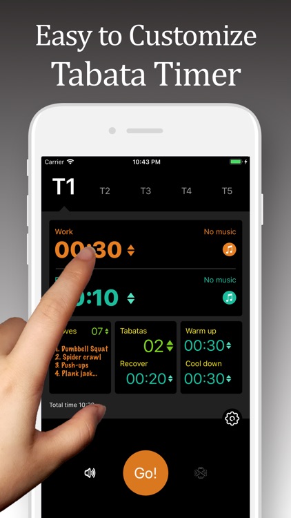 Tabata Timer - GoFit Now screenshot-0