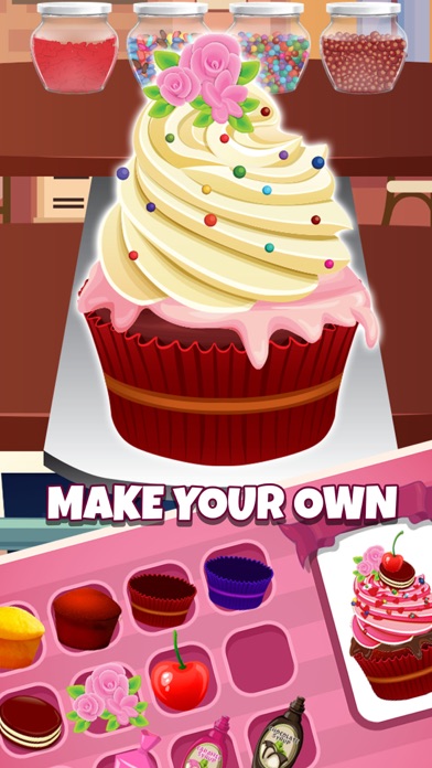 Cupcake Maker My Dessert Shop screenshot 2