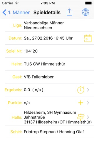 VfB Fallersleben Handball screenshot 3