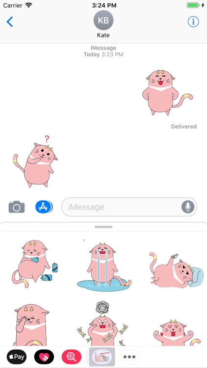 Alien Cat Animated Stickers