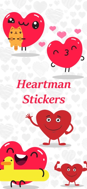 Animated Heartman Emojis(圖1)-速報App