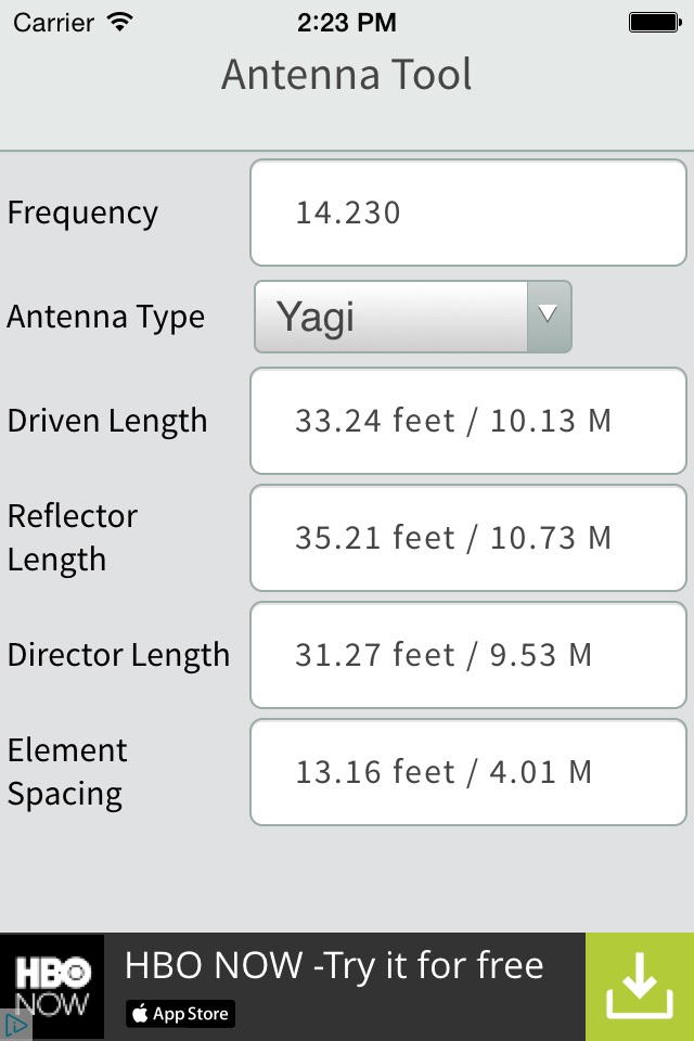 Antenna Tool screenshot 2