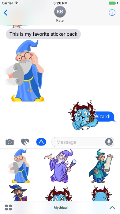 Mythical Creatures Stickers screenshot 2
