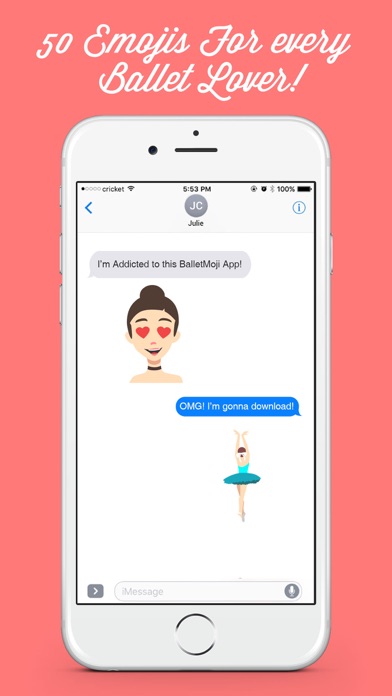 BalletMoji - Emoji & Stickers screenshot 3