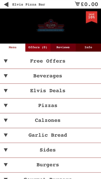 Elvis Pizza Bar screenshot 2
