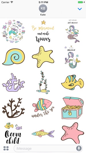 Little Mermaid - Sticker Pack(圖2)-速報App