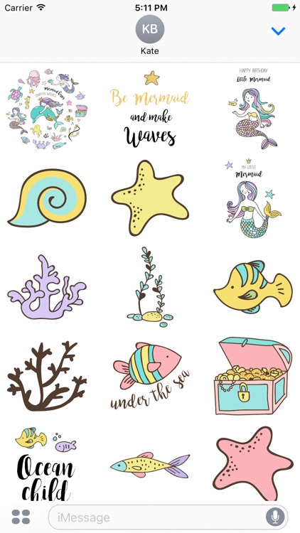 Little Mermaid - Sticker Pack