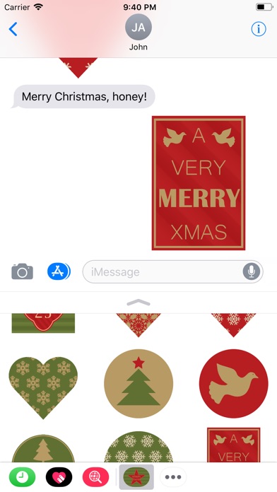 Vintage Xmas Stickers screenshot 3