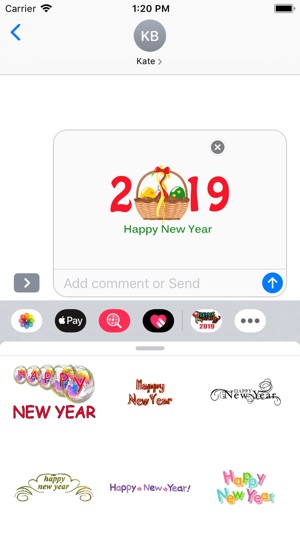 Happy New Year 2018 Sticker(圖2)-速報App