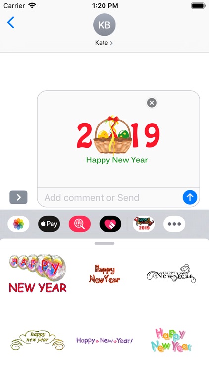 Happy New Year 2019 Sticker