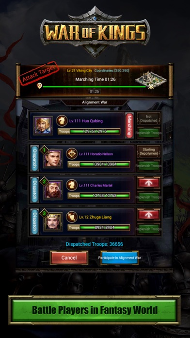 War of Kings:Power and Battle screenshot 4