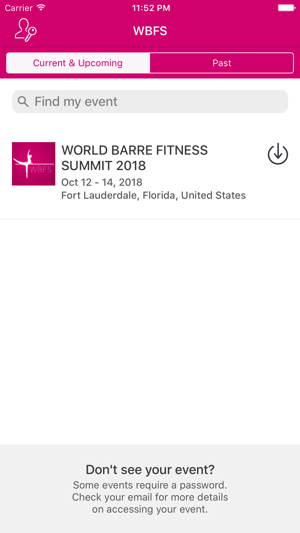 World Barre Fitness Summit(圖2)-速報App