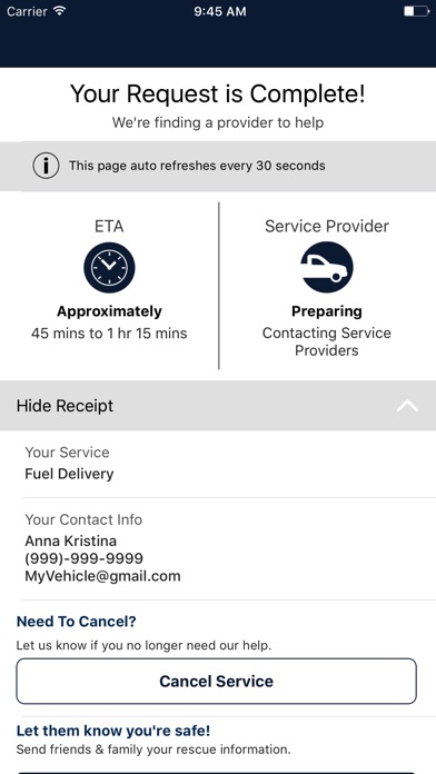 Maserati Roadside Assistance screenshot 3