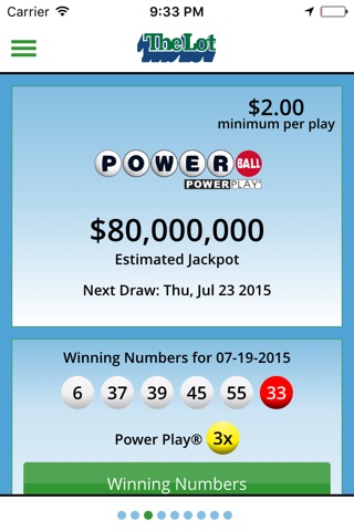 Rhode Island Lottery screenshot 2