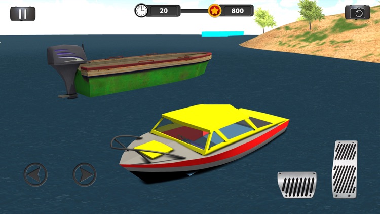 Real Police Boat Parking Simulator Game 3d screenshot-3