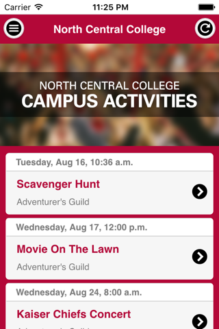 Get Involved @ North Central College screenshot 2