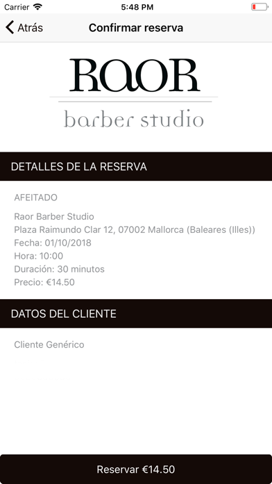 Raor Barber Studio screenshot 3