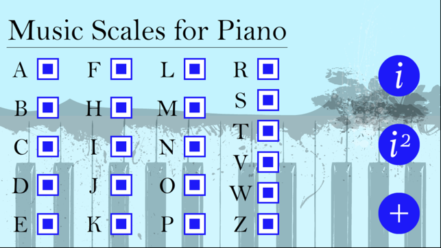 Music Scales for Piano