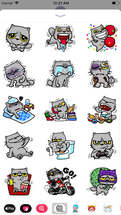 Crazy Cat Sticker screenshot-3