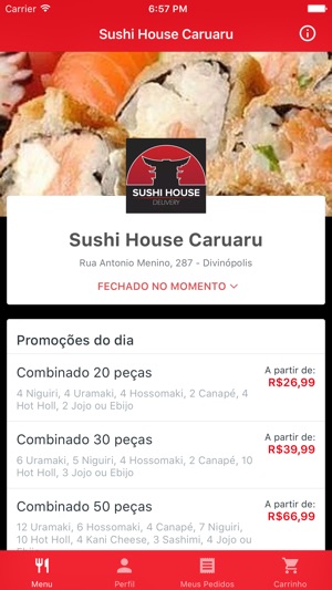 Sushi House Caruaru Delivery