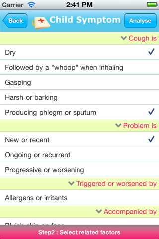 Child Symptom Checker screenshot 2