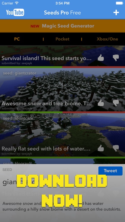 Seeds Pro for Minecraft