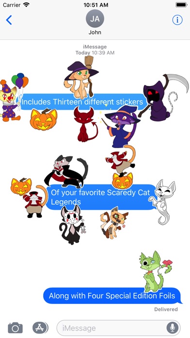 Scaredy Cat Stickers Halloween screenshot 4