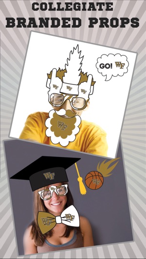 Wake Forest Demon Deacons PLUS Selfie Stickers(圖2)-速報App