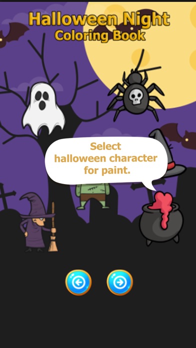 Halloween Night Coloring Book screenshot 3