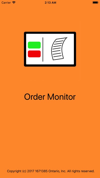 Order Monitor