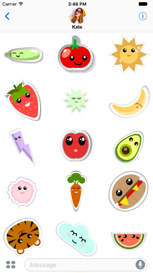 Cute Vegetables Stickers(圖3)-速報App